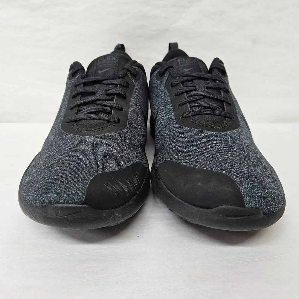 Nike‎ Flex Experience RN 8 Sneakers AO4484-007 Black Anthracite Mens Size 8 Wide